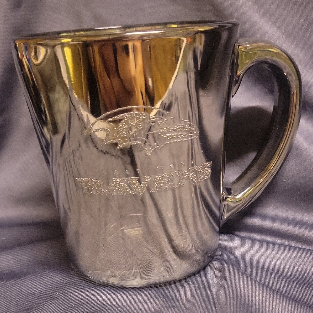 Baltimore Ravens Libbey Silver heavy duty Mug. Never seen a Libbey like this!